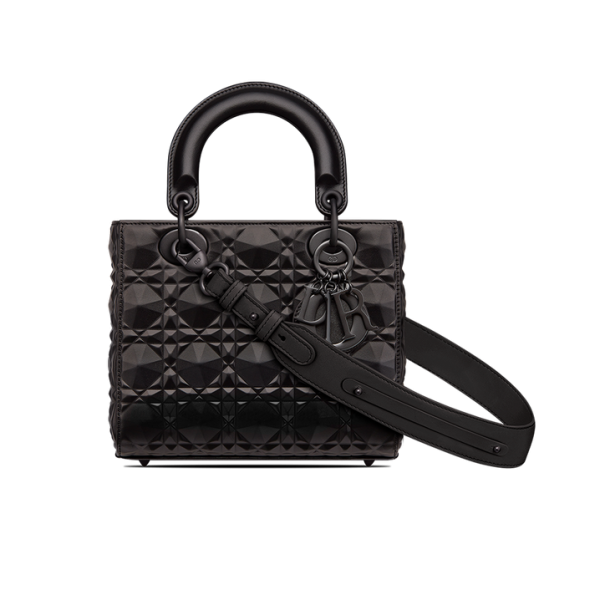 Túi Xách Dior Lady Small My Abc Calfskin With Diamond Black