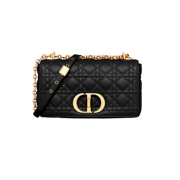 Túi Xách Dior Caro Medium Calfskin Black