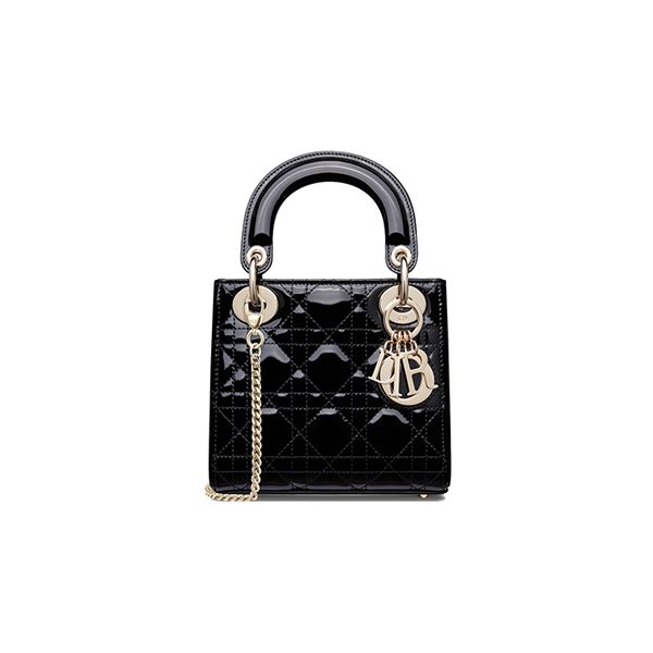 Túi Xách Dior Lady Mini Calfskin Black