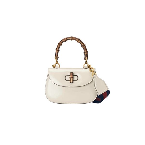Túi Xách Gucci Bamboo 1947 Small White 675797 