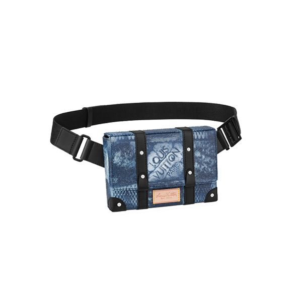 Túi Xách Louis Vuitton Trunk SlingBag Damier Blue N50061