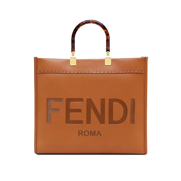 Túi Xách Fendi Sunshine Medium Calfskin Brown