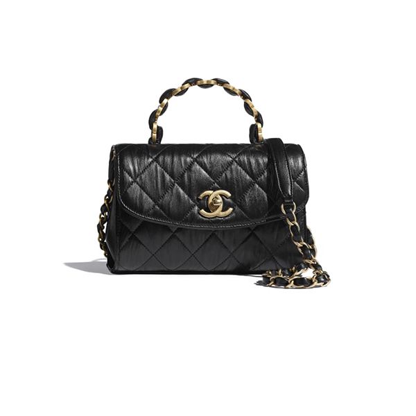 Túi Xách Chanel Flap Bag Mini Lambskin Black