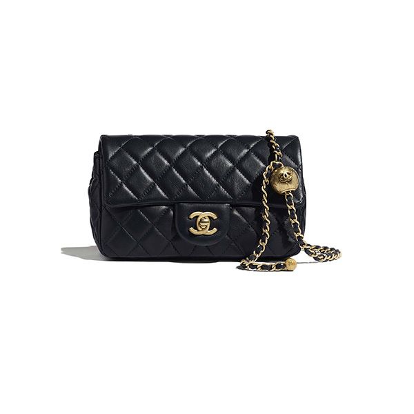 Túi Xách Chanel Flap Bag Lambskin Black