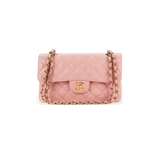 Túi Xách Chanel Classic Flap Medium Lambskin Pink 1112