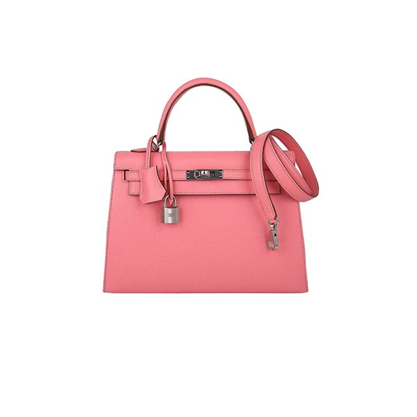 Hermes Kelly 25 Epsom Bag Light Pink