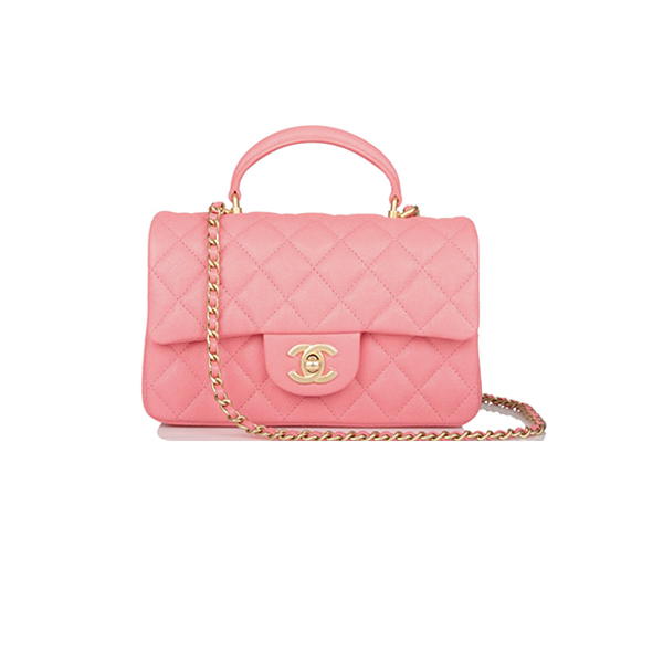 Túi Xách Chanel Flap Bag Lambskin Pink