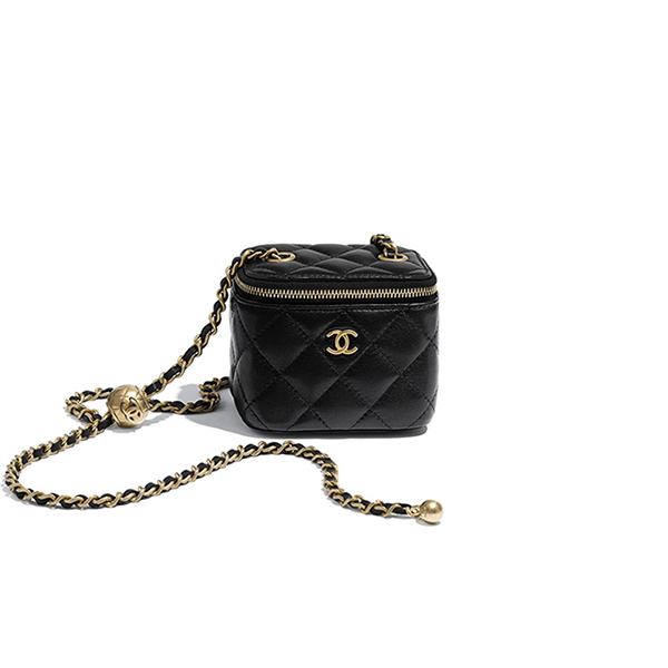Chanel Vanity With Chain Mini Black