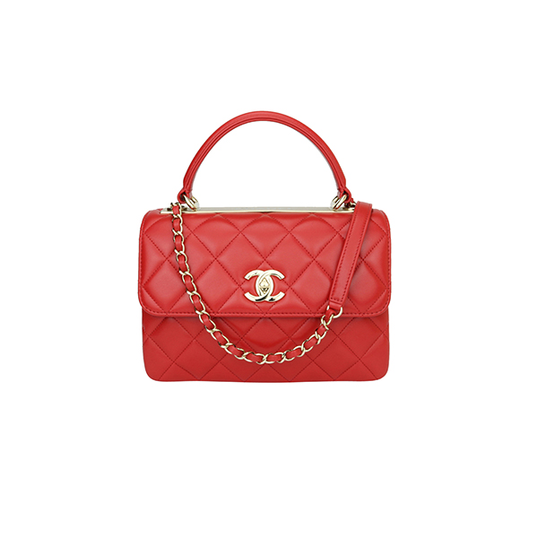 Túi Xách Chanel Trendy CC Medium Lambskin Red