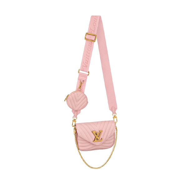 Túi Xách Louis Vuitton New Wave Smooth Cowhide Pink M56468