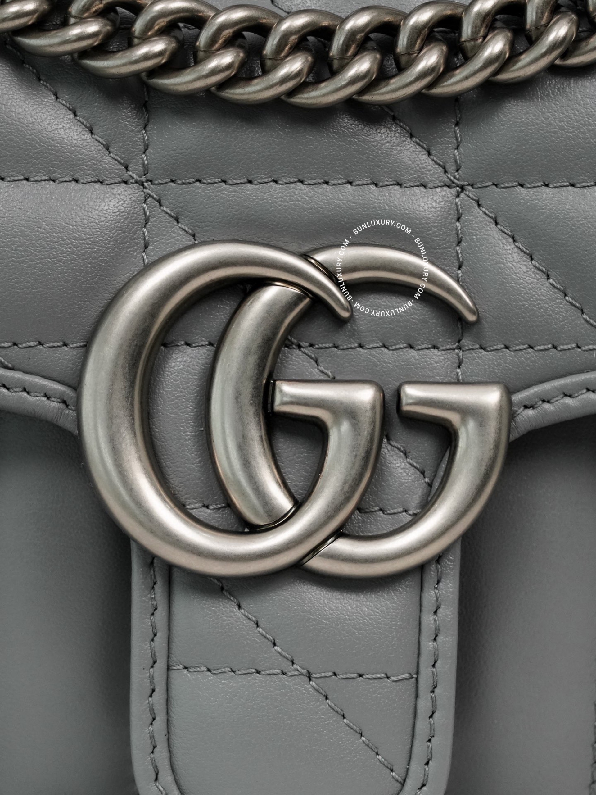 Túi Xách Gucci GG Marmont Small Gray 446744