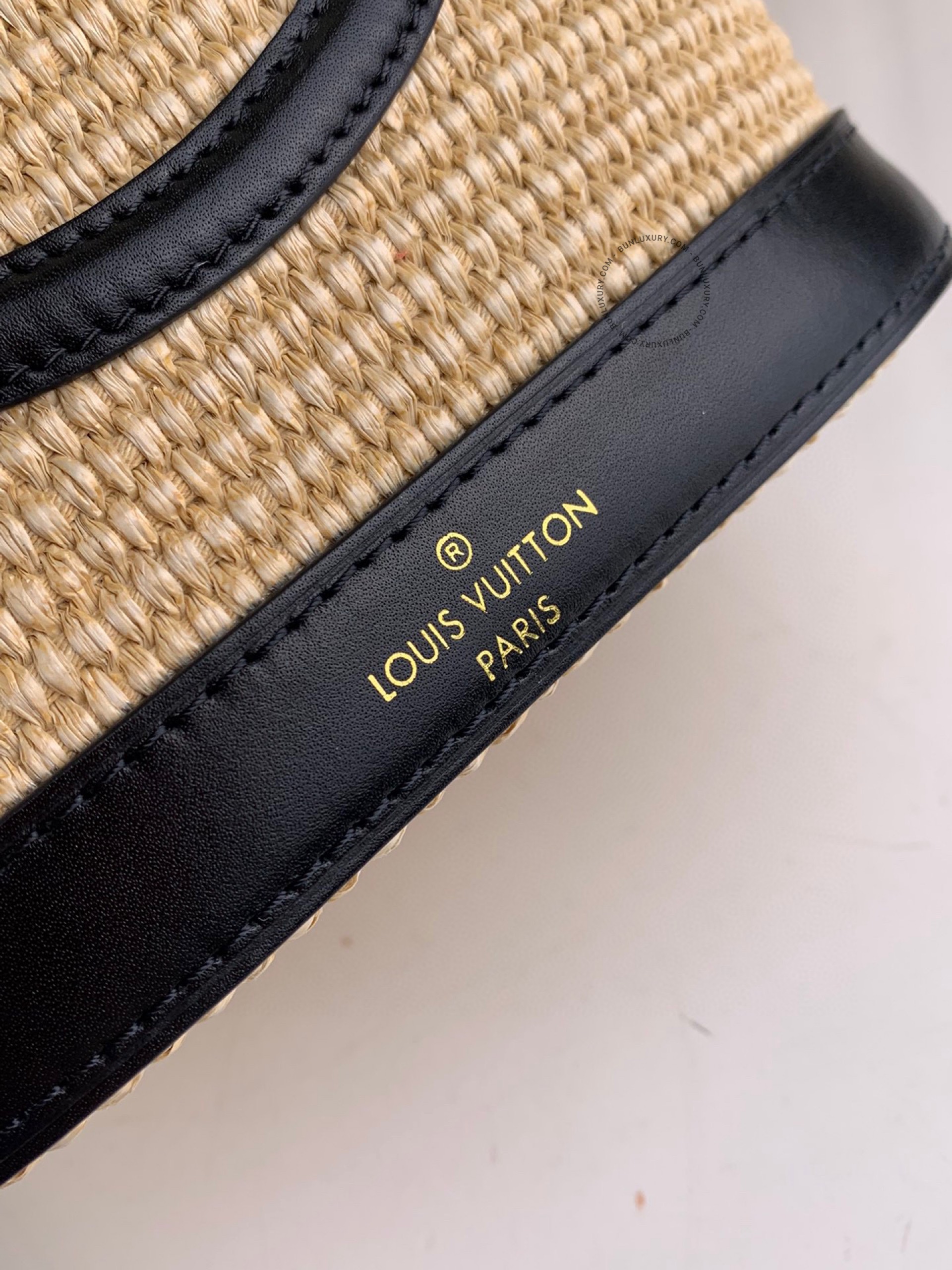 Túi Xách Louis Vuitton Petit Bucket Synthetic Knitted Black M59961