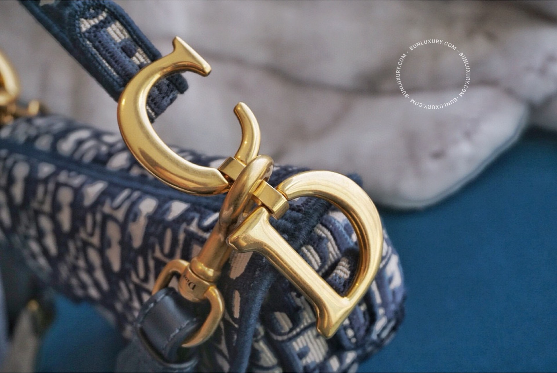 Túi Xách Dior Saddle Mini Oblique Jacquard