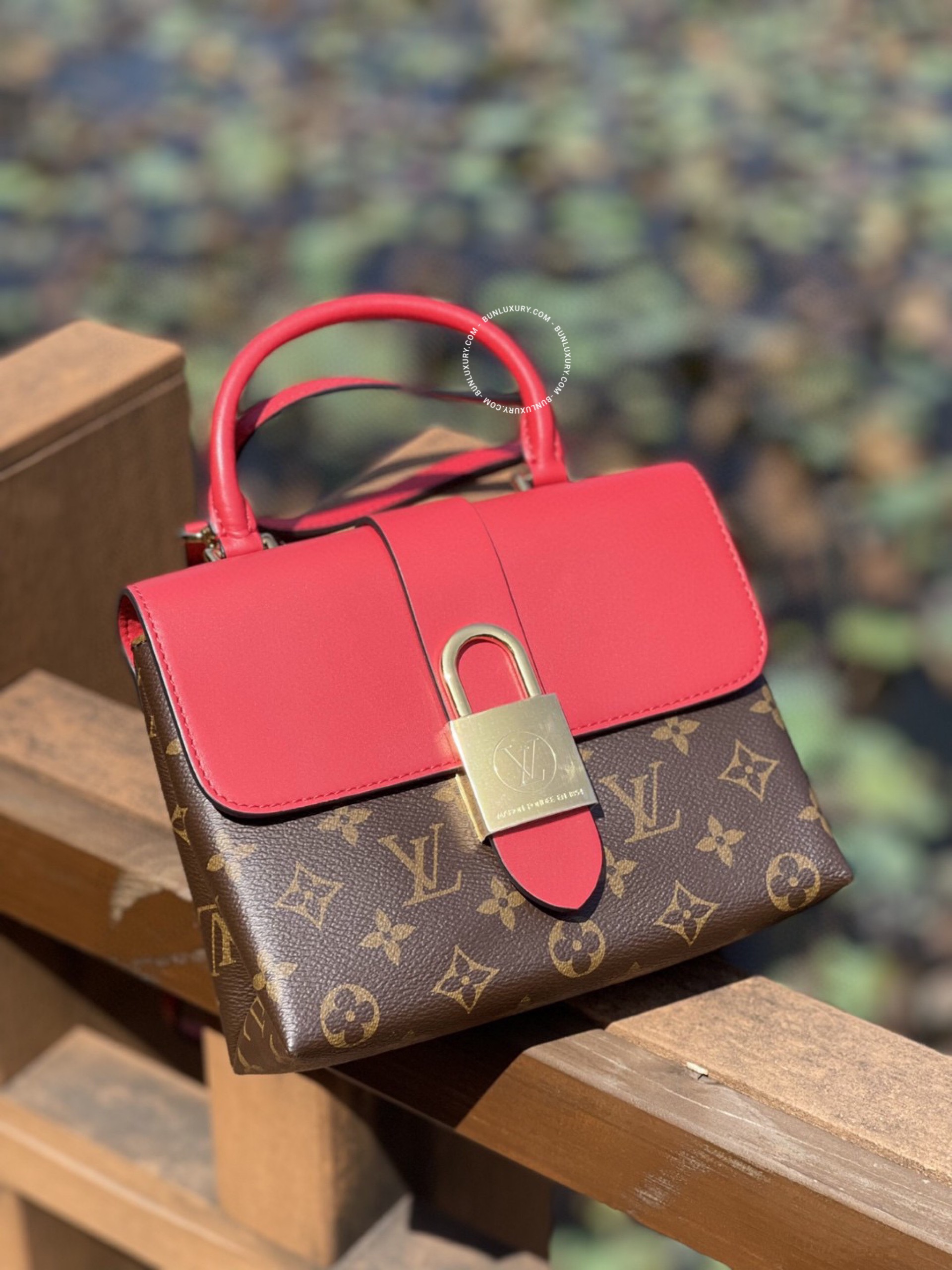 Louis Vuitton Locky BB Bag Monogram Red
